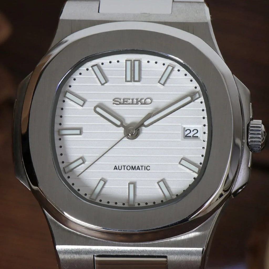 Seiko Mod Nautilus Blanc ÆLL Atelier