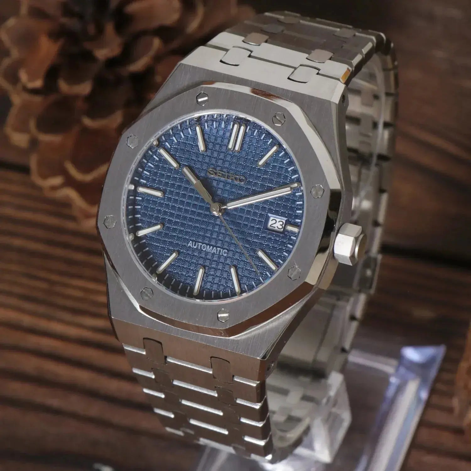 Seiko Mod Royal Oak Bleu ÆLL Atelier