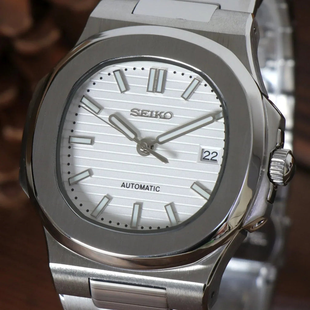 Seiko Mod Nautilus Blanc ÆLL Atelier