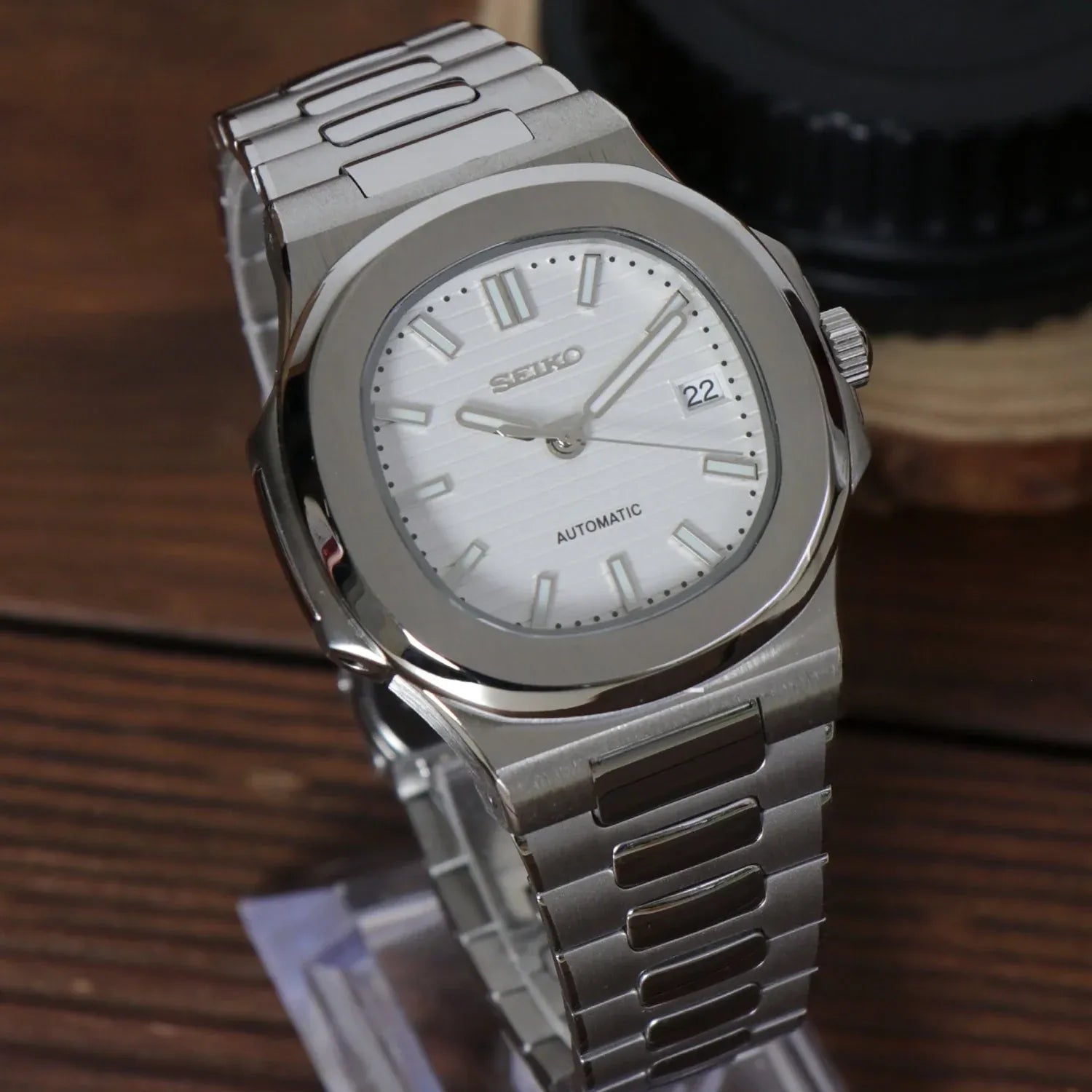 Seiko Mod Nautilus Blanc ÆLL Atelier