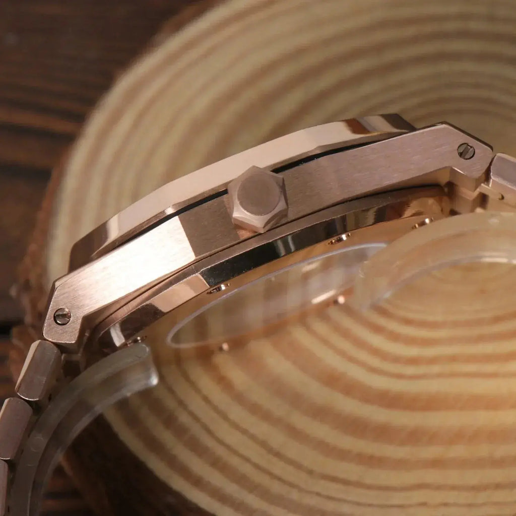 Seiko Mod Royal Oak Or rose ÆLL Atelier