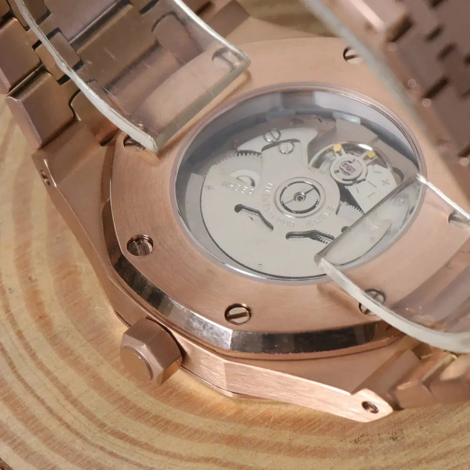 Seiko Mod Royal Oak Or rose ÆLL Atelier