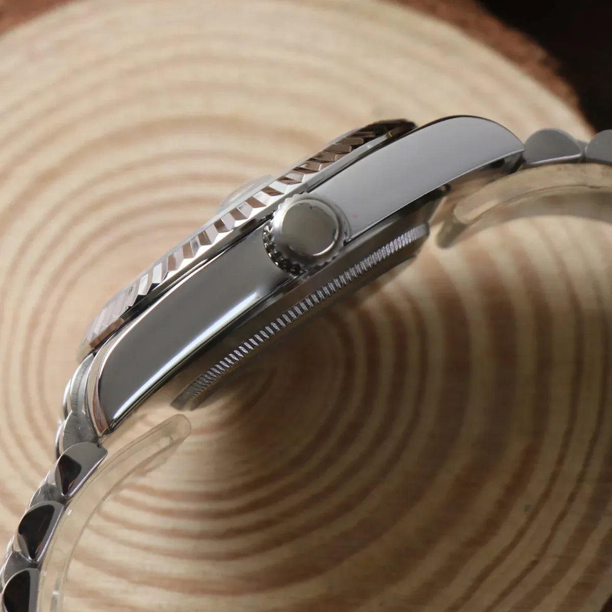 Seiko Mod Datejust arabic bleu foncé ÆLL Atelier